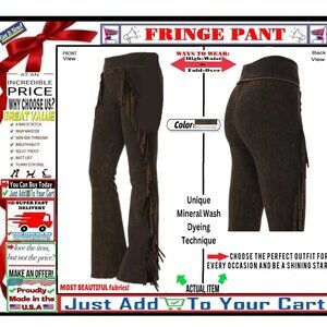 🛑 BULLY Fold Over FRINGE ➕🆒 LEGGING PANT High Waist Mineral Wash💸BUY NOW‼️🟢